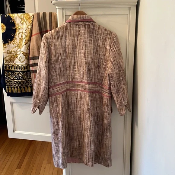 Women's Boutique Pink Jacket Pea Coat - Picture 9 of 13